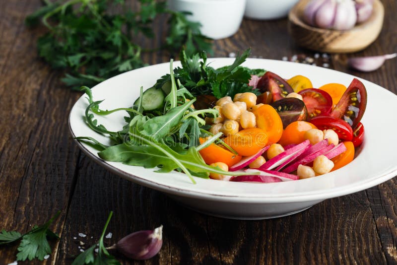 Colorful fresh salad bowl representing everyday nutrition